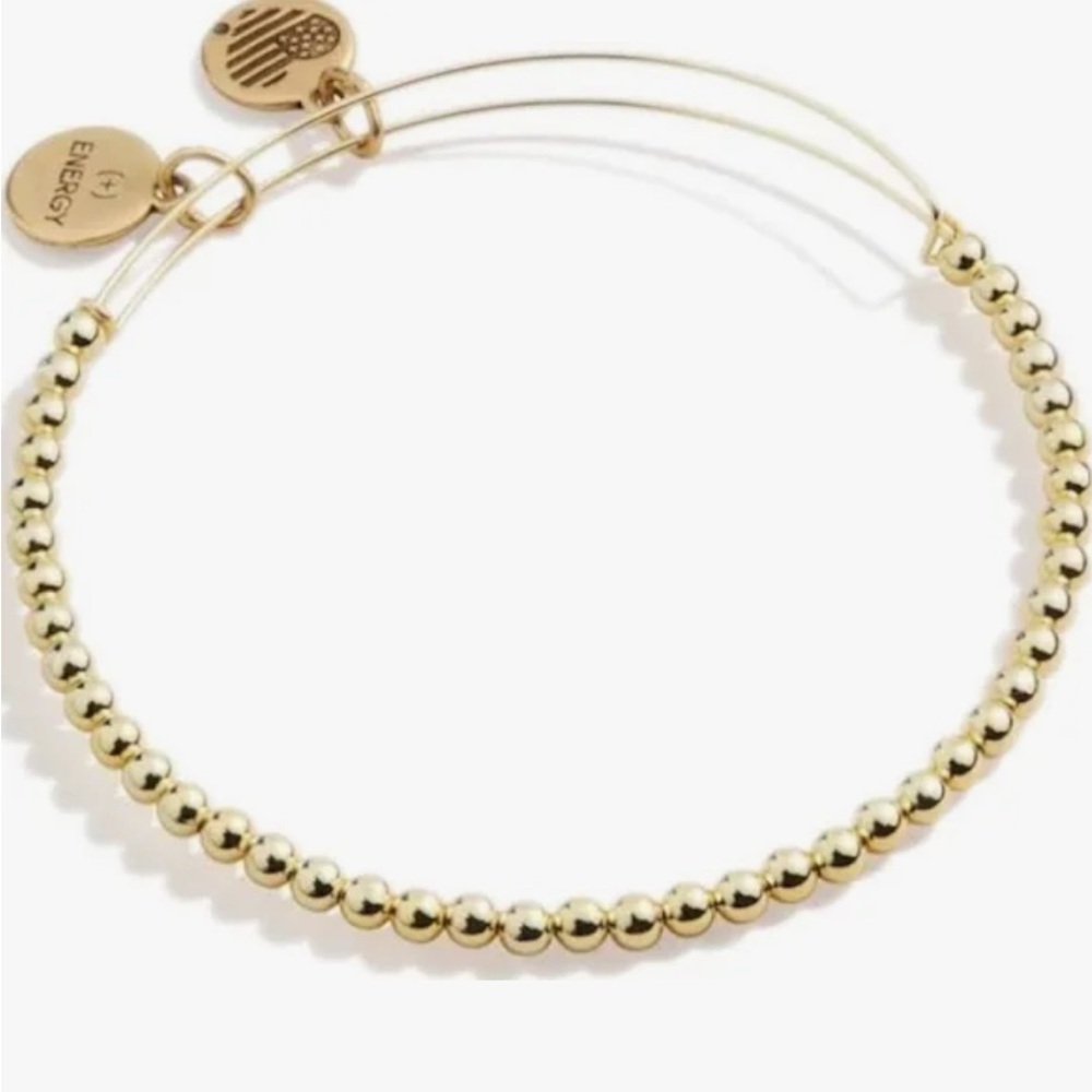 Alex & Ani Gold Beaded Bracelet